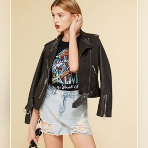 ALLSAINTS Balfern Leather Moto Biker Jacket